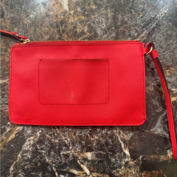 PreLoved KS Red Clutch (outside id holder small tear) Minor callouts - Picture 4 of 5